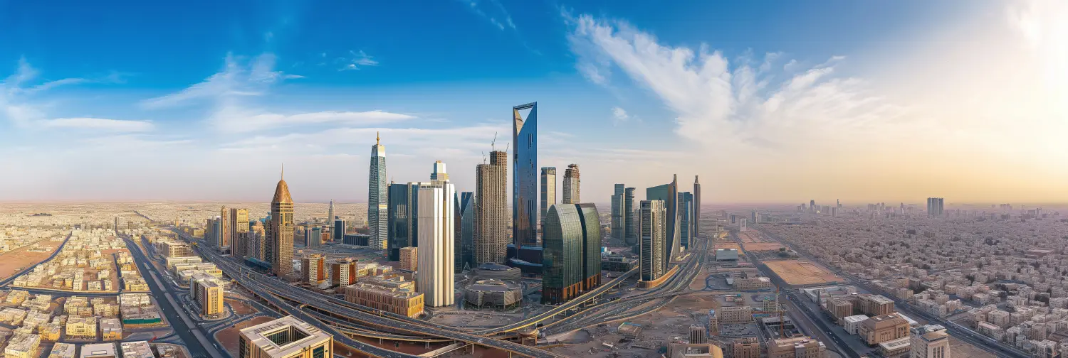 Großartige Stadt der Welt, die an Riad in Saudi-Arabien erinnert